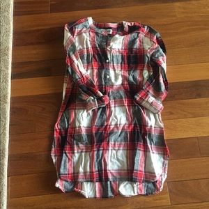 Plaid tunic